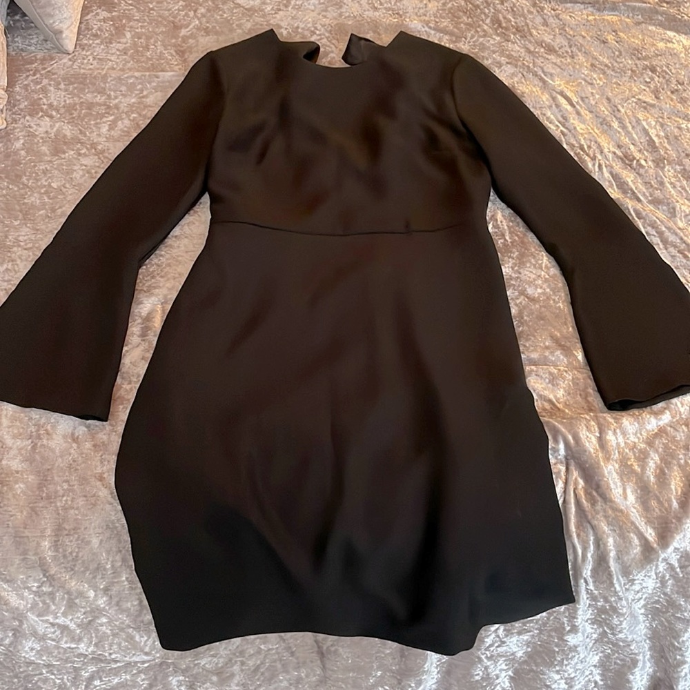 Banana Republic Little black dress ties in back